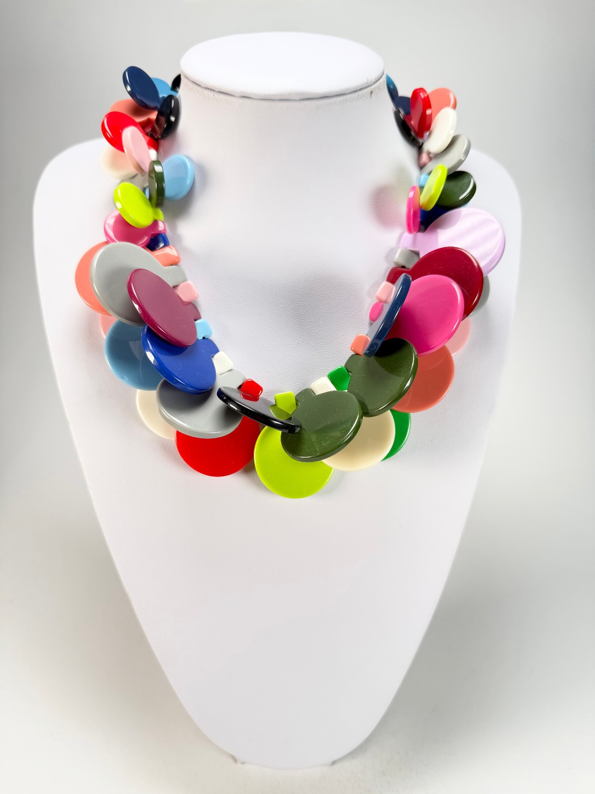 Marion Godart – BSX “Boutons” Multi-Colour Mix Resin Necklace