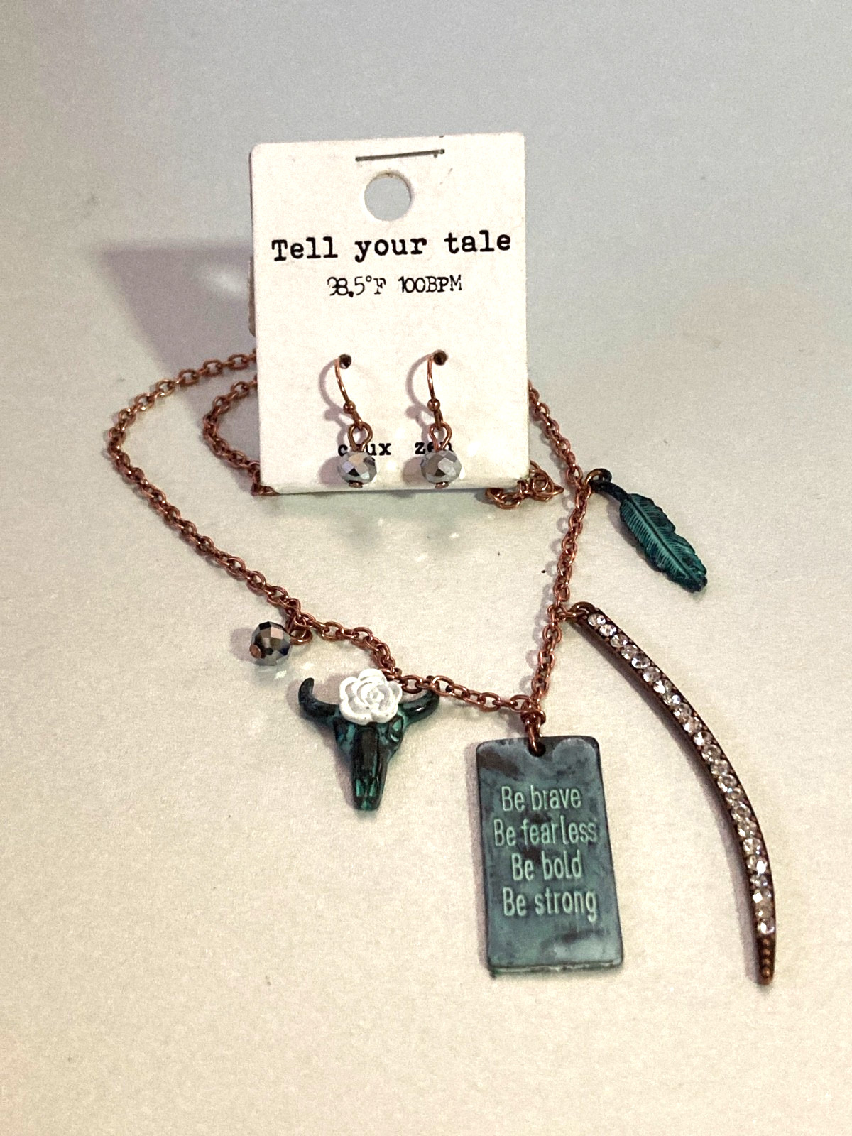 Southwest necklace earring set boho fashion jewelry