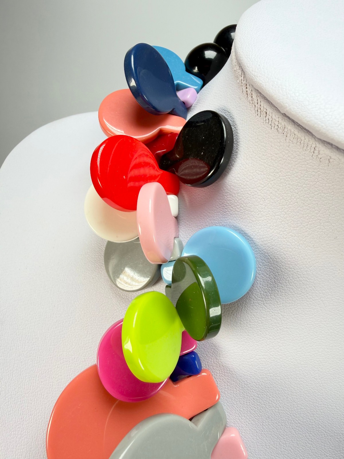 Marion Godart – BSX “Boutons” Multi-Colour Mix Resin Necklace