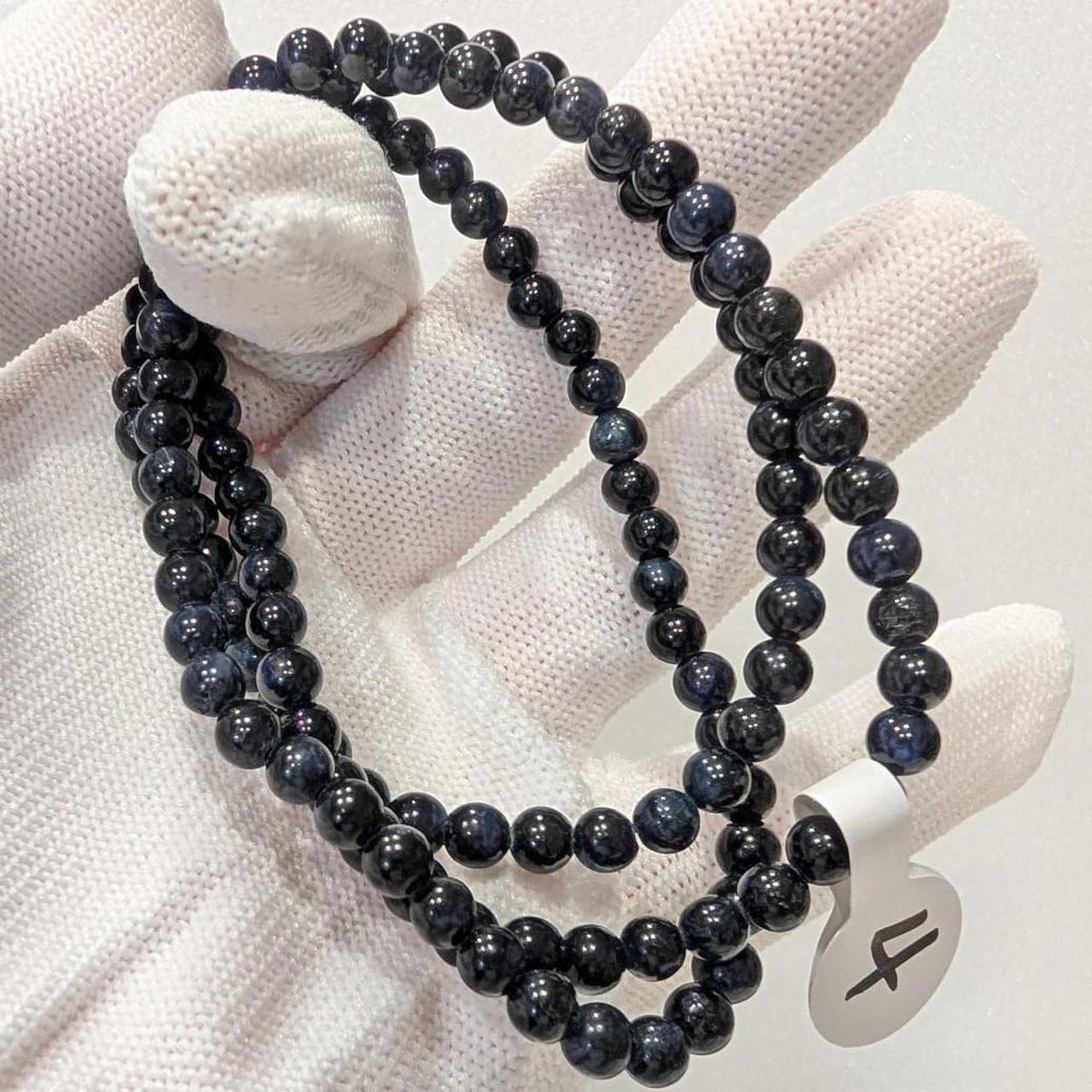 4mm+ Blue Tiger’s Eye Bracelet / Necklace *ON SALE: please see description