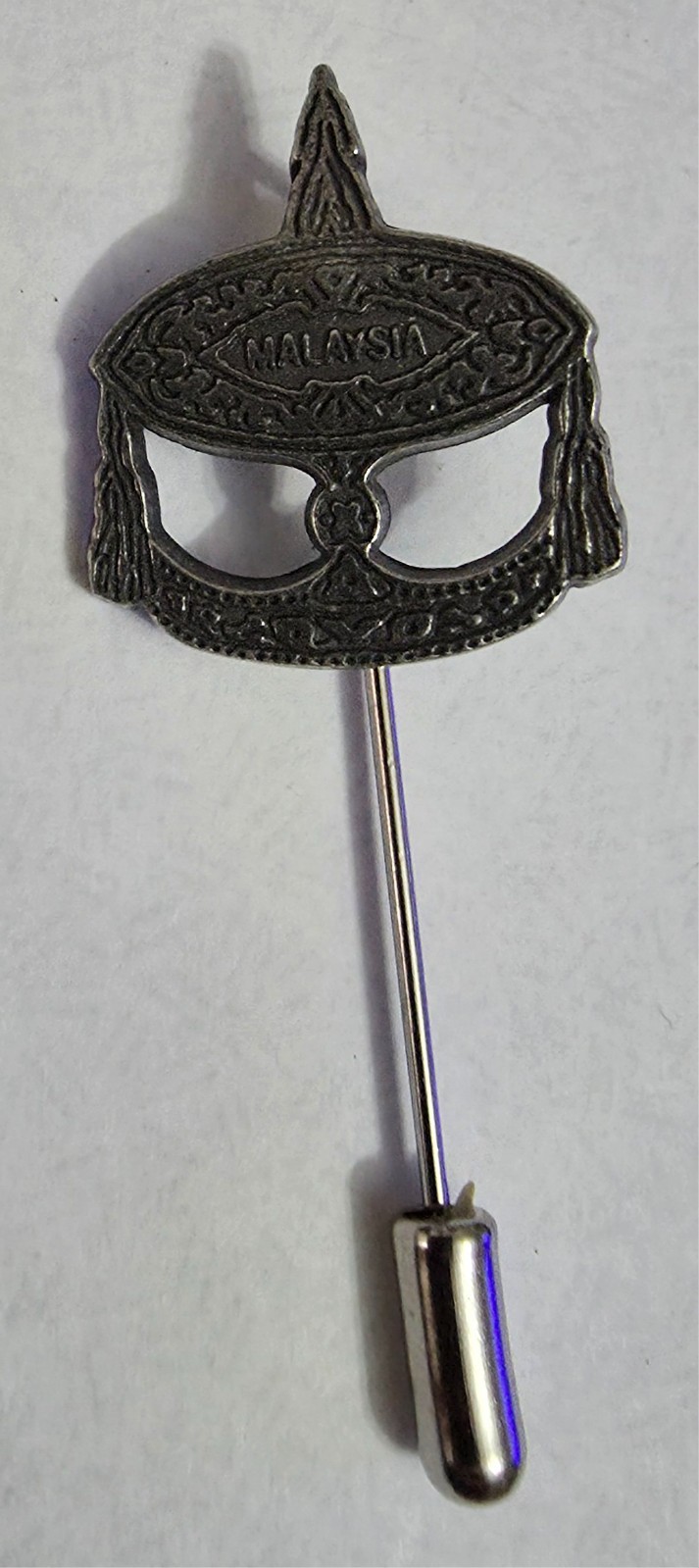 Malaysia Stick Pin Silver in color Unique