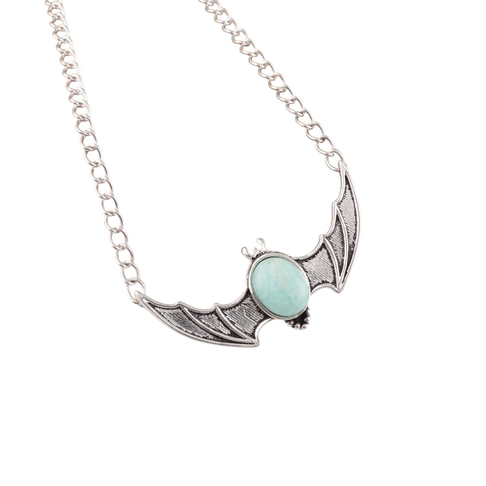Women’s 925 Silver Amazonite Oval 8x10MM Silver Craftsman Charm Pendant