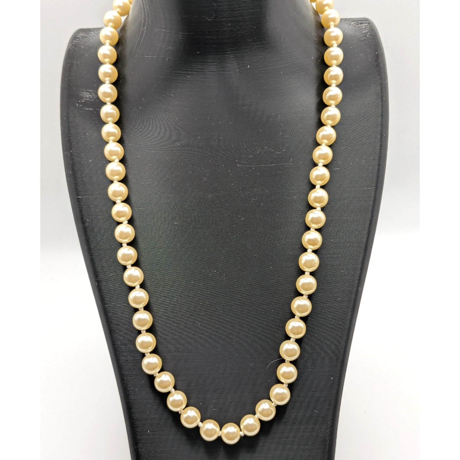 AVON Faux Pearl Jewelry Lot Women Gold Tone Necklace Earrings Rings Vintage READ