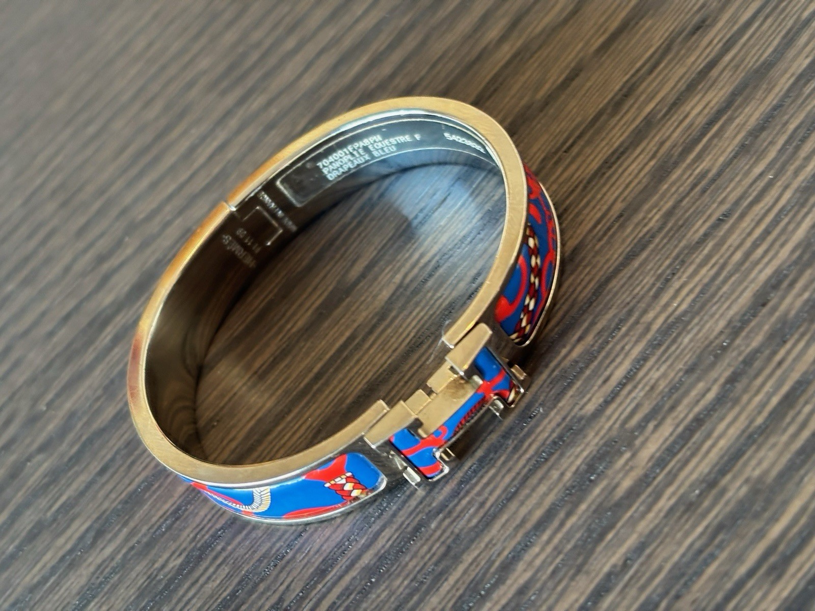 HERMÈS Clic H Bracelet Blue