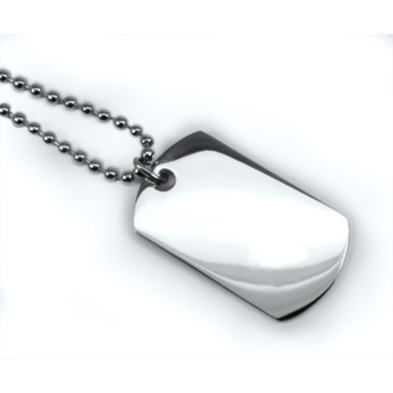 Mini Medical Alert ID Dog Tag and Necklaces. Free Wallet Card! Free engraving!