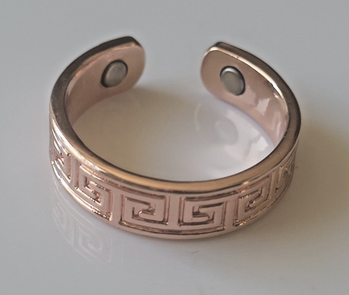 Pure Copper Magnetic Ring – Arthritis Adjustable Ring Maze New