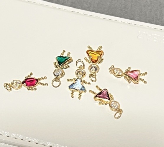 14k Gold Girl Charm (February)