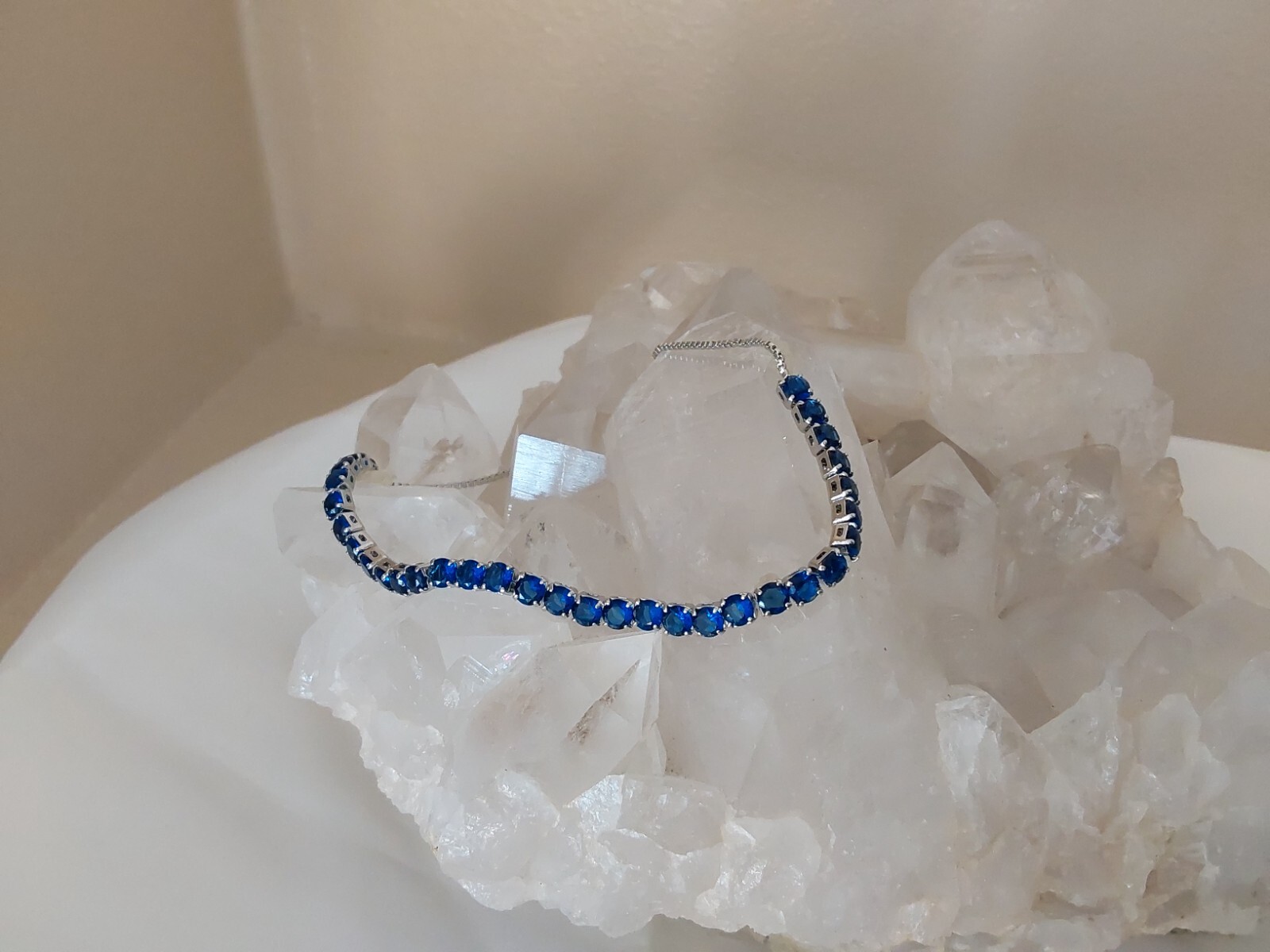 Dark Blue Crystal Bracelet
