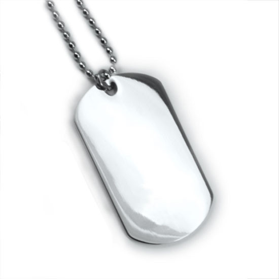 Medical Alert ID Dog Tag and Necklaces. Free Wallet Card! Free engraving!