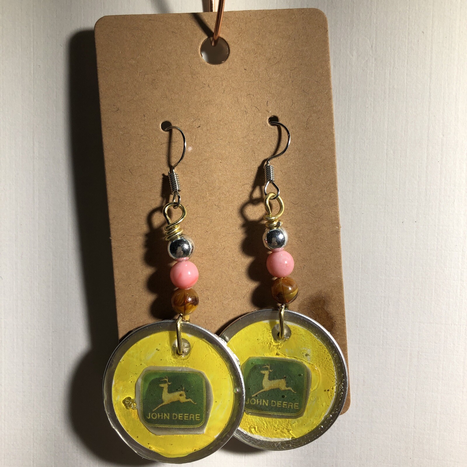 John Deere Earrings, Very Lightweight, Durable