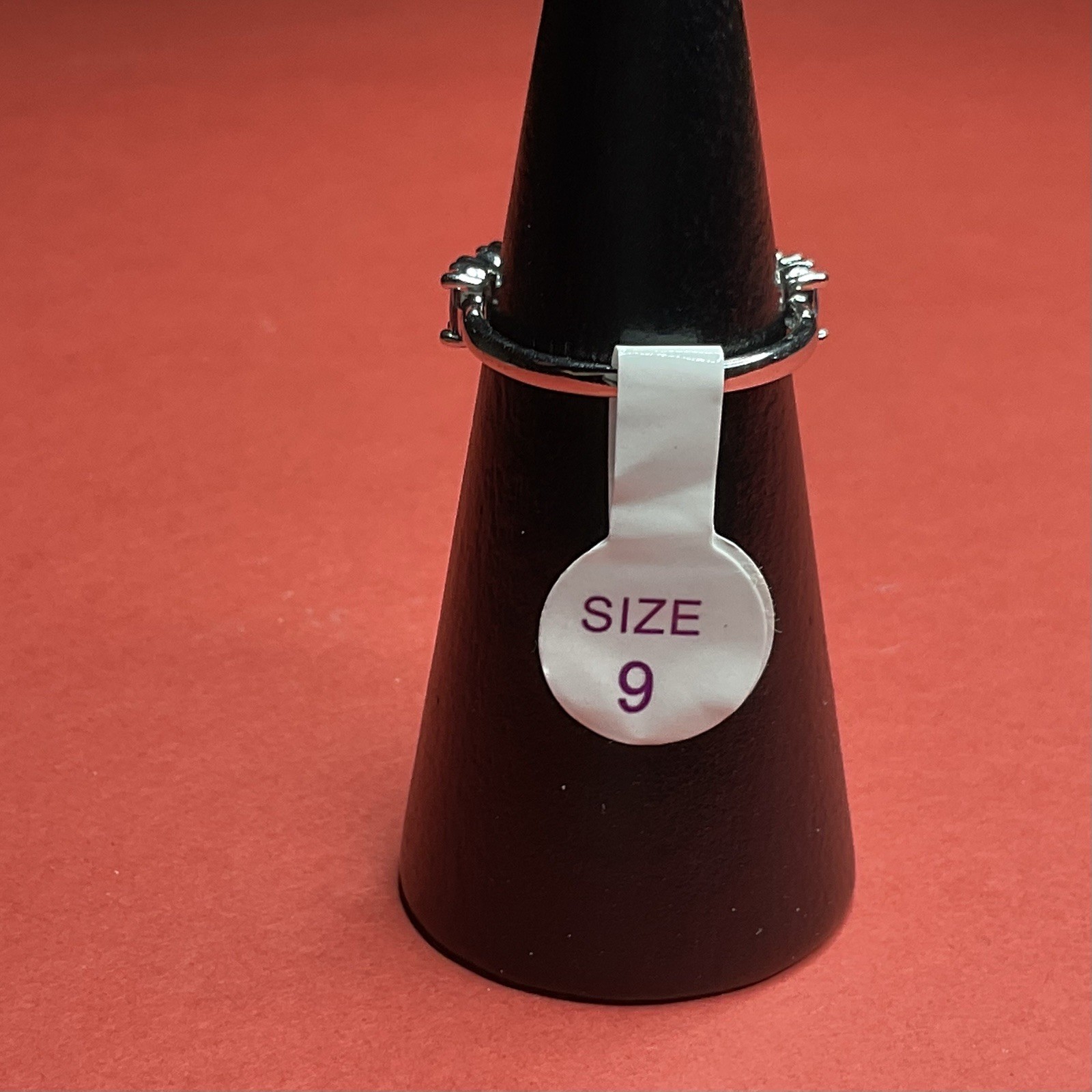 Bomb Party RBP5952 “Stunning Radiance” LC Spinel on Rhodium Size 9 Ring NWT