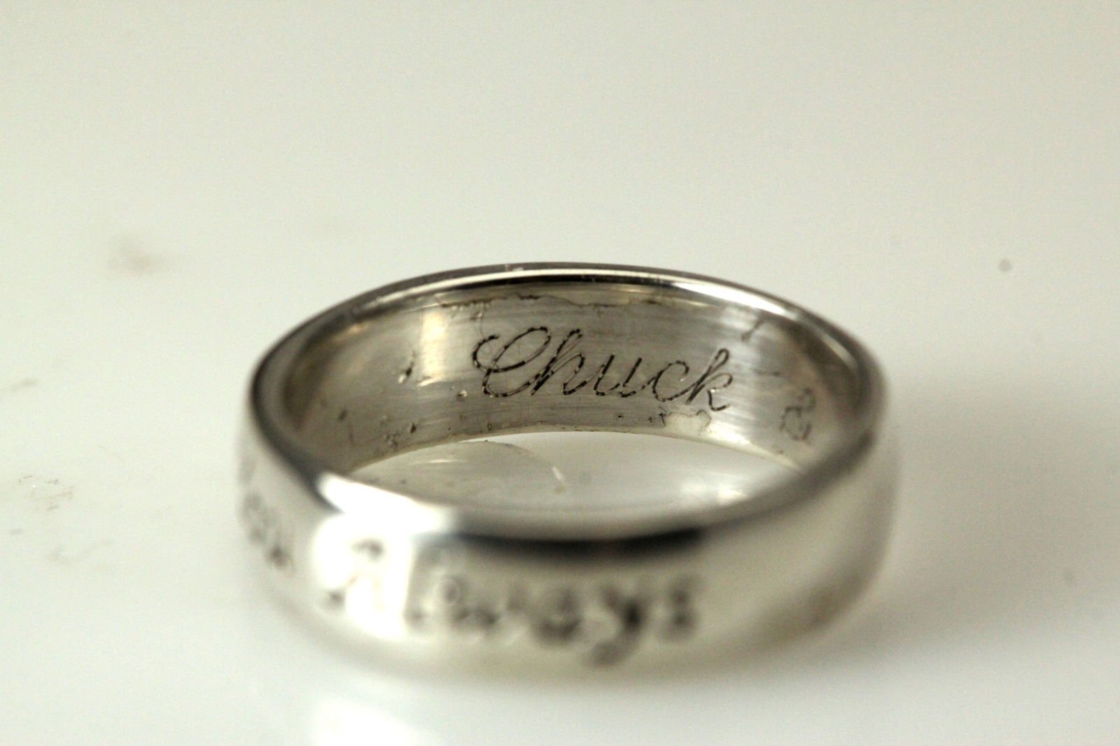 925 Sterling Silver Size 5 “Love You Always” Band 3.2 Grams (RIN6463)