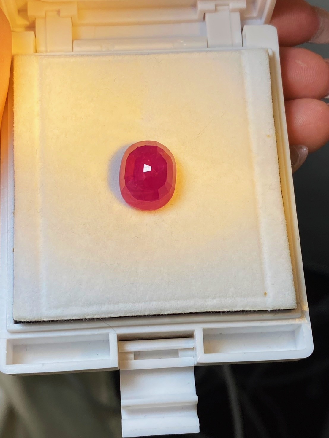 [jerseychou] Natural ruby 13.56 ct, Afghanistan, no heat , AIGS