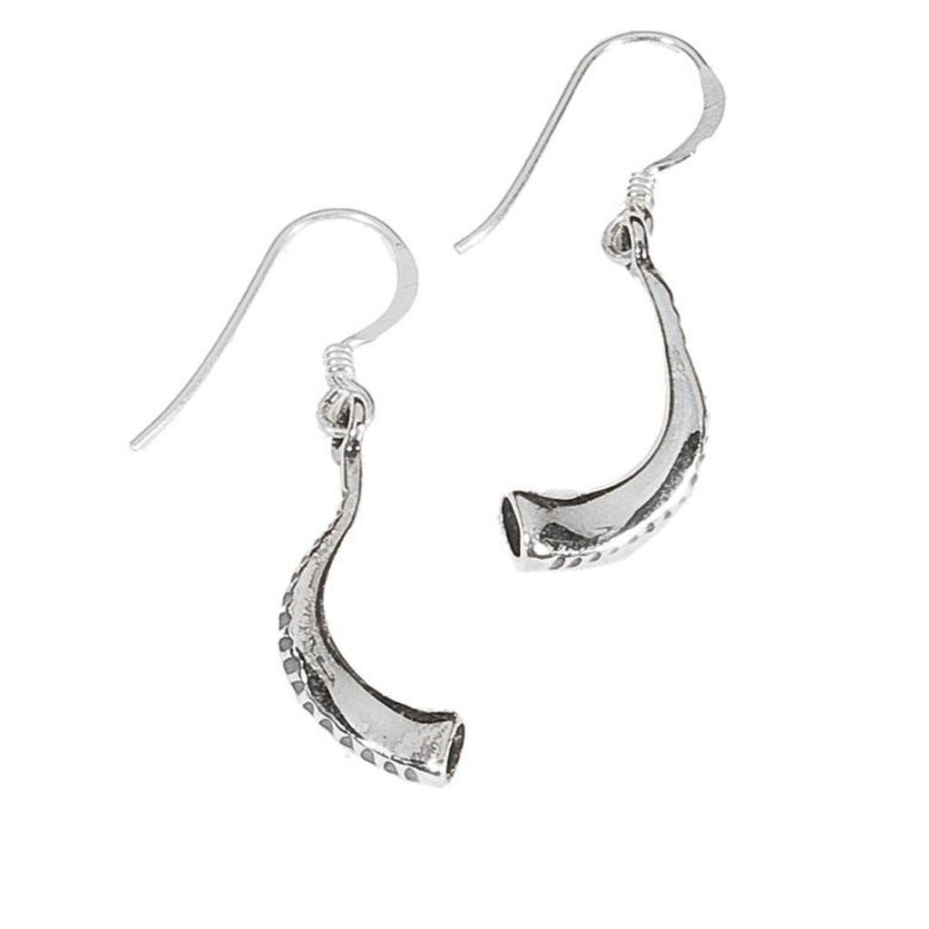 Holy Land Gifts Silver Shofar Earrings | Sterling Silver | Shofar – Christian