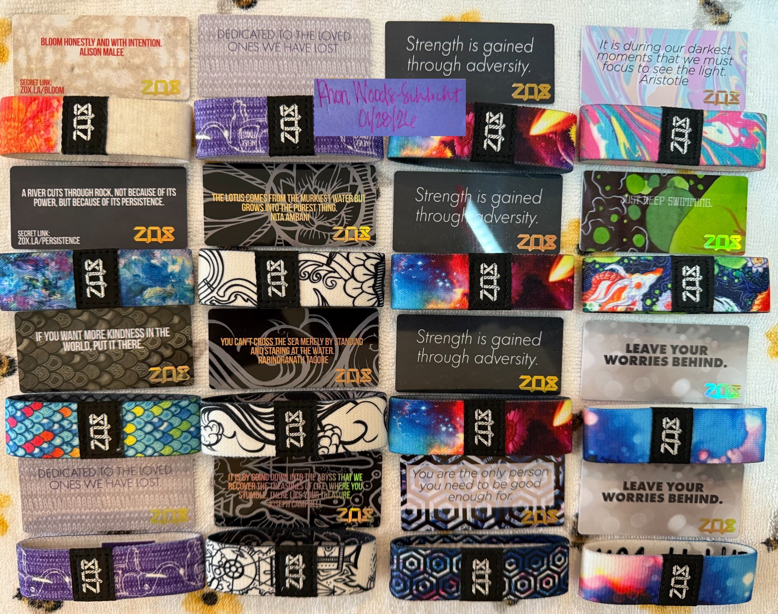 Zox Wristbands – NEW!
