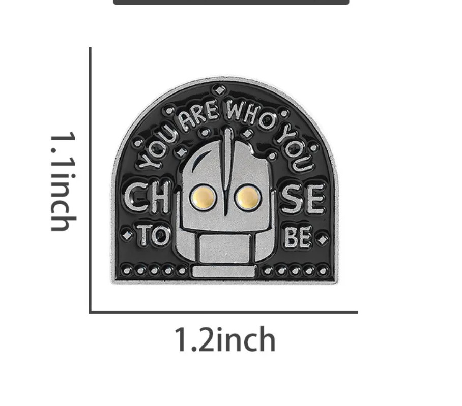 THE IRON GIANT-PIN-2 OR MORE PINS $5.49 SHIPPING-SPEND $20 SHIPPING IS FREE