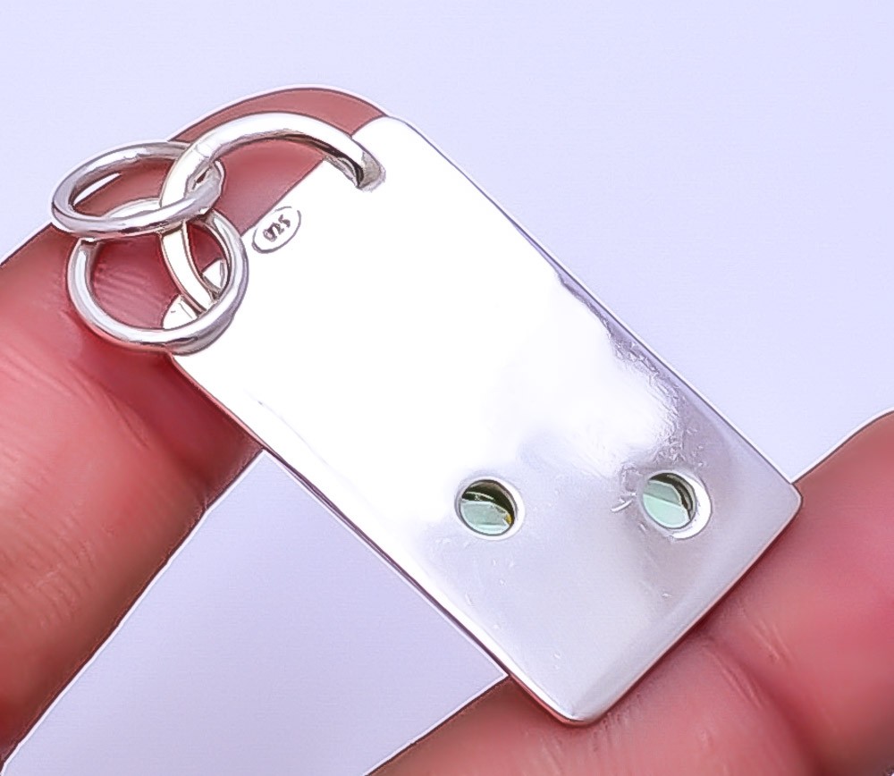 Green Amethyst 925 Sterling Silver Pendant 1.76″ P25813736, Christmas Gift