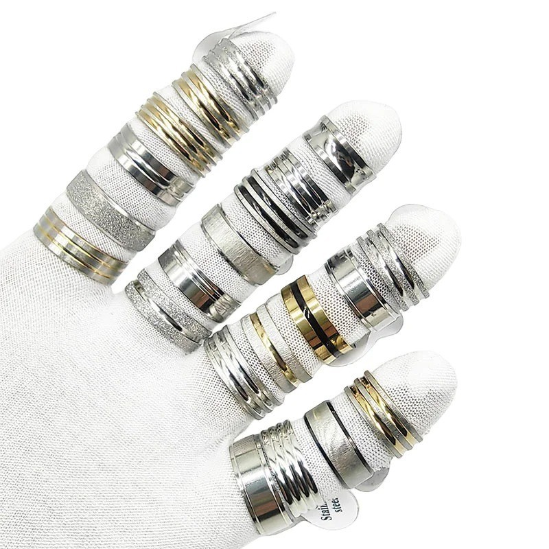 Wholesale Mixed Rings Bulk Finger Band Ring Lot Men/Women Jewellry Fashions