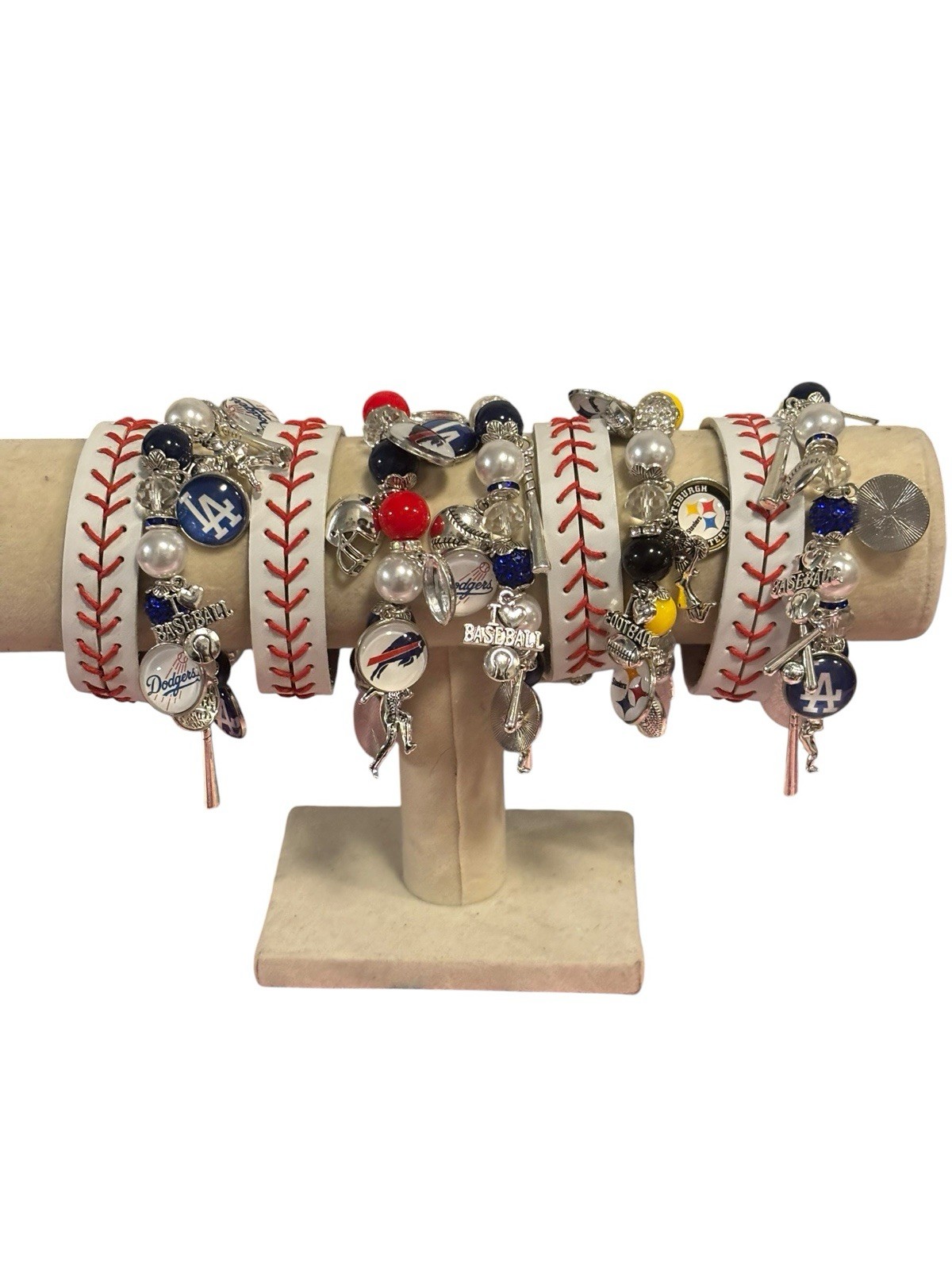 Lot Of Sports Bracelets Baseball Football For Teen And Women New