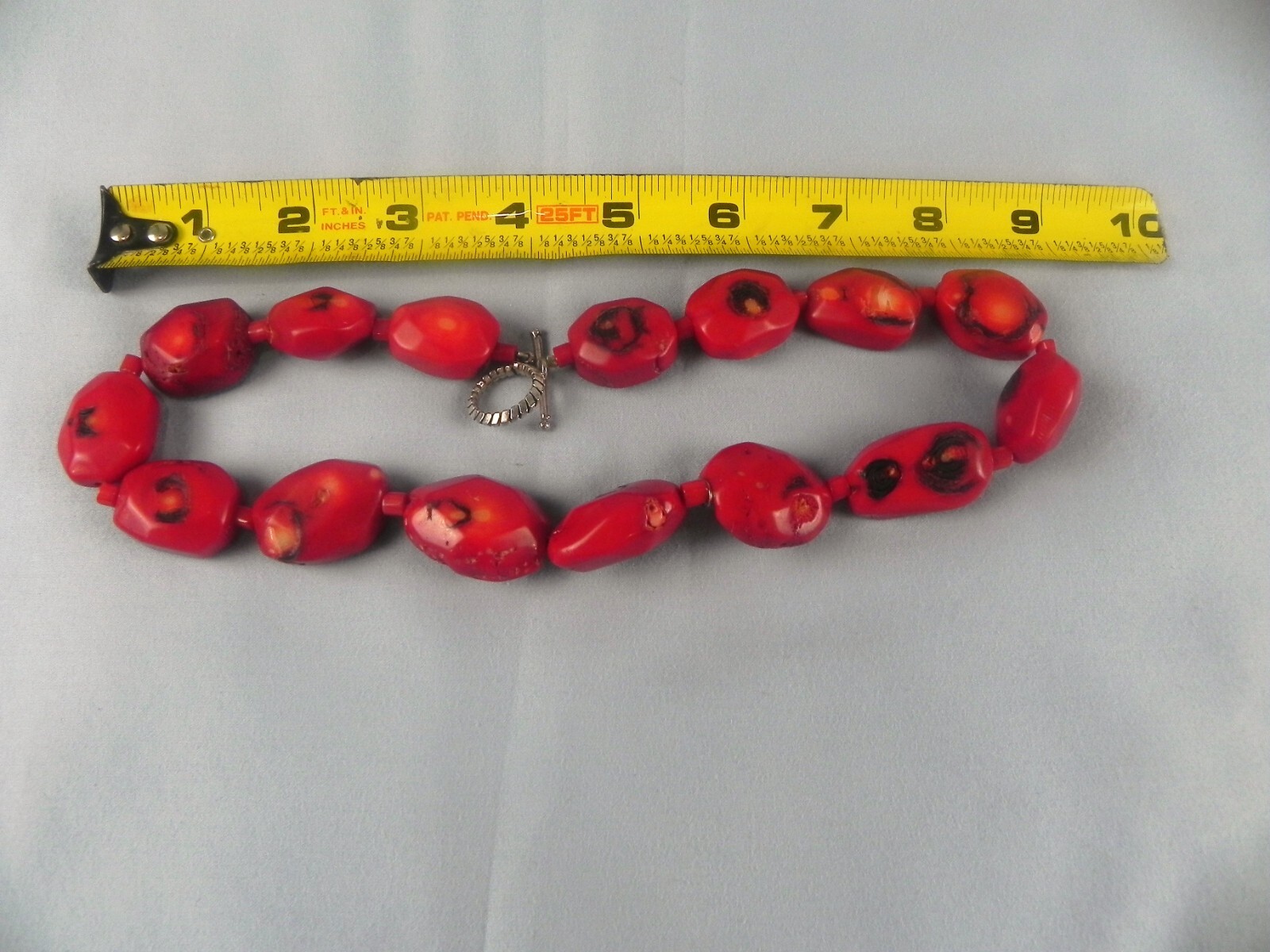 Fashion Coral Stone 17 inch Red Necklace Casual Formal Business Evening Party