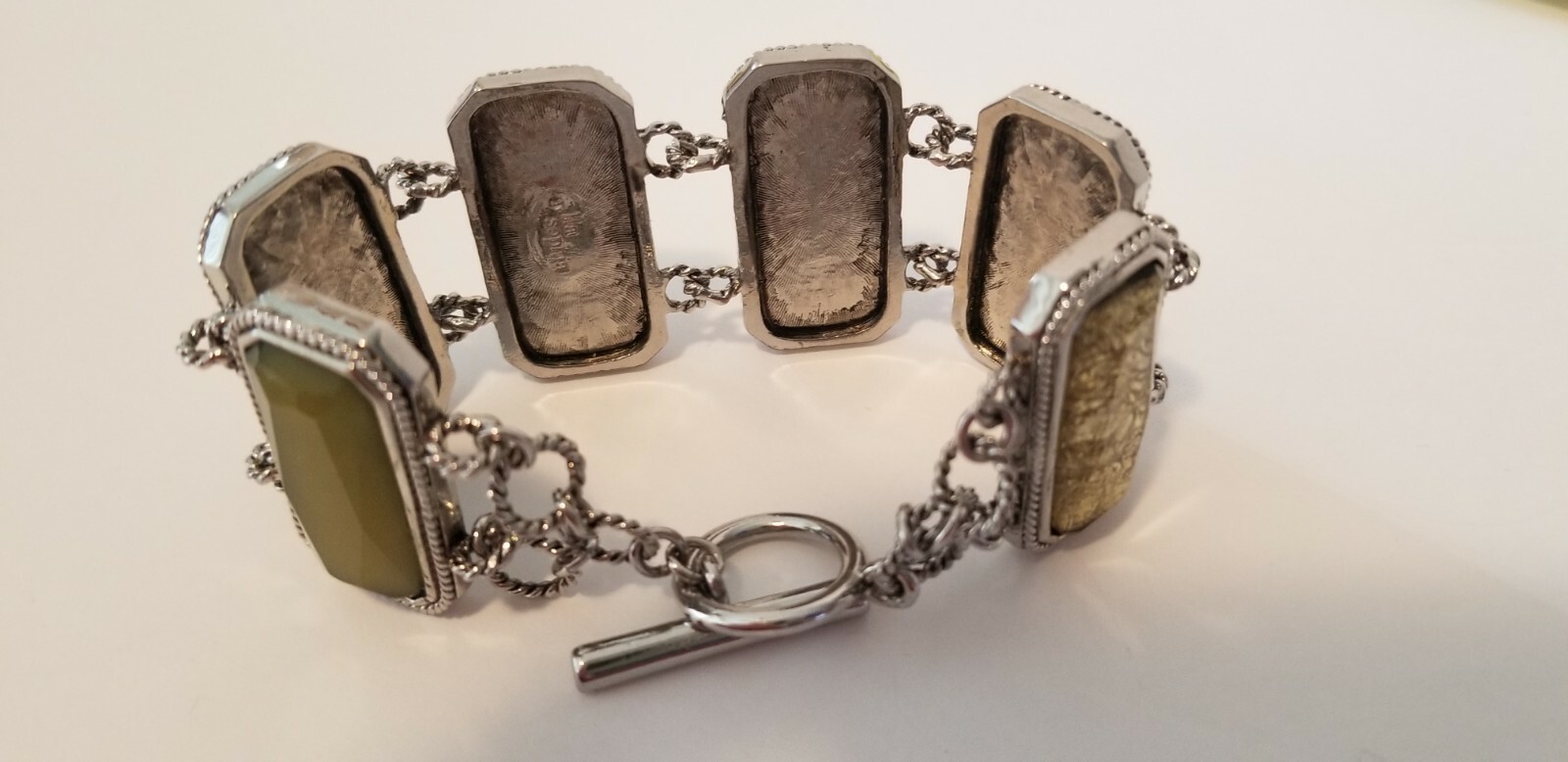 Lea Sophia Green Tones Necklace And Bracelet