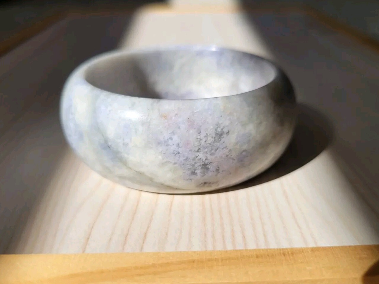 Natural Hackmanite Bangle Inner Diameter 55mm Gemstone Quartz
