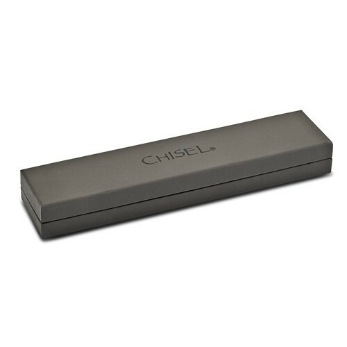 *BRAND NEW* Chisel Stainless Brushed Black IP-plated 8in Bracelet SRB1436-8