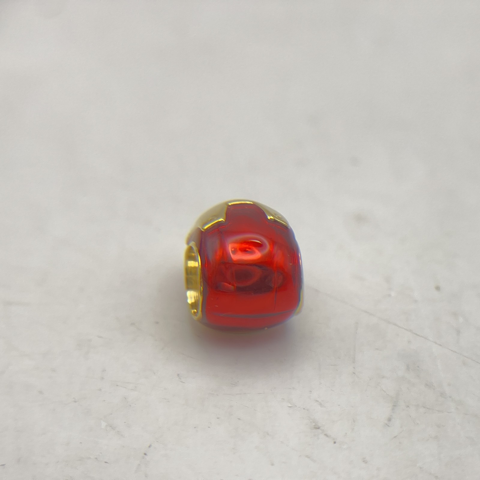 Pandora X Marvel Iron Man Helmet Glow In The Dark 14K Gold Plated Bead Charm