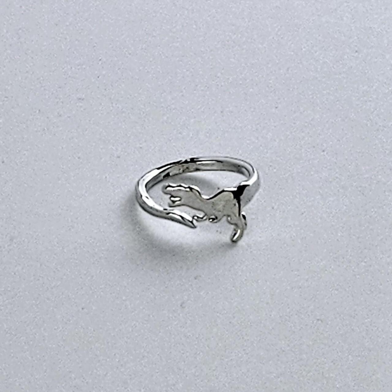 T Rex Ring Adjustable from Sz 4.5 to Sz 7 Rings Cute Kids Adults Unisex
