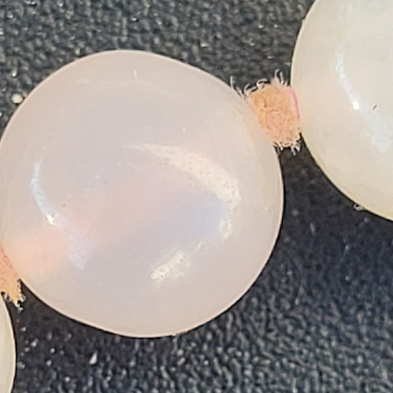 Hand-Knotted Natural Rose Quartz Bead Necklace with Carved Pendant 10mm 32″