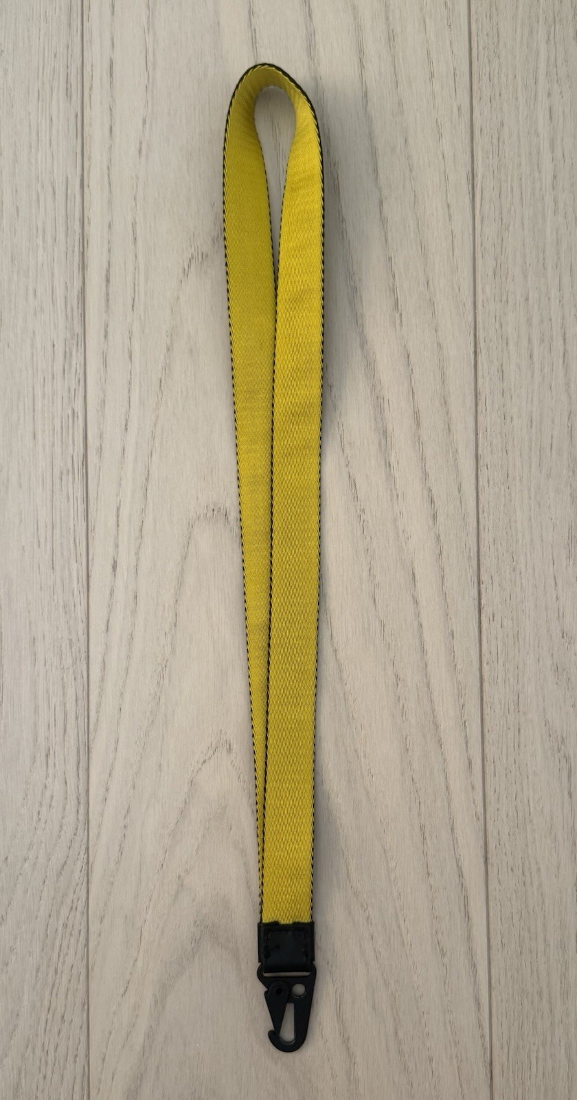 Authentic Original Box $125 Off White Industrial Necklace/Keychain Black Yellow