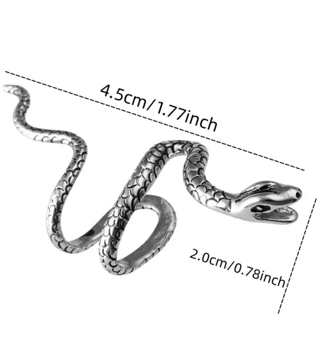 1 Pcs Ear bone clip Earring Snake Gold Jewelry No Piercing Earrings Unisex New