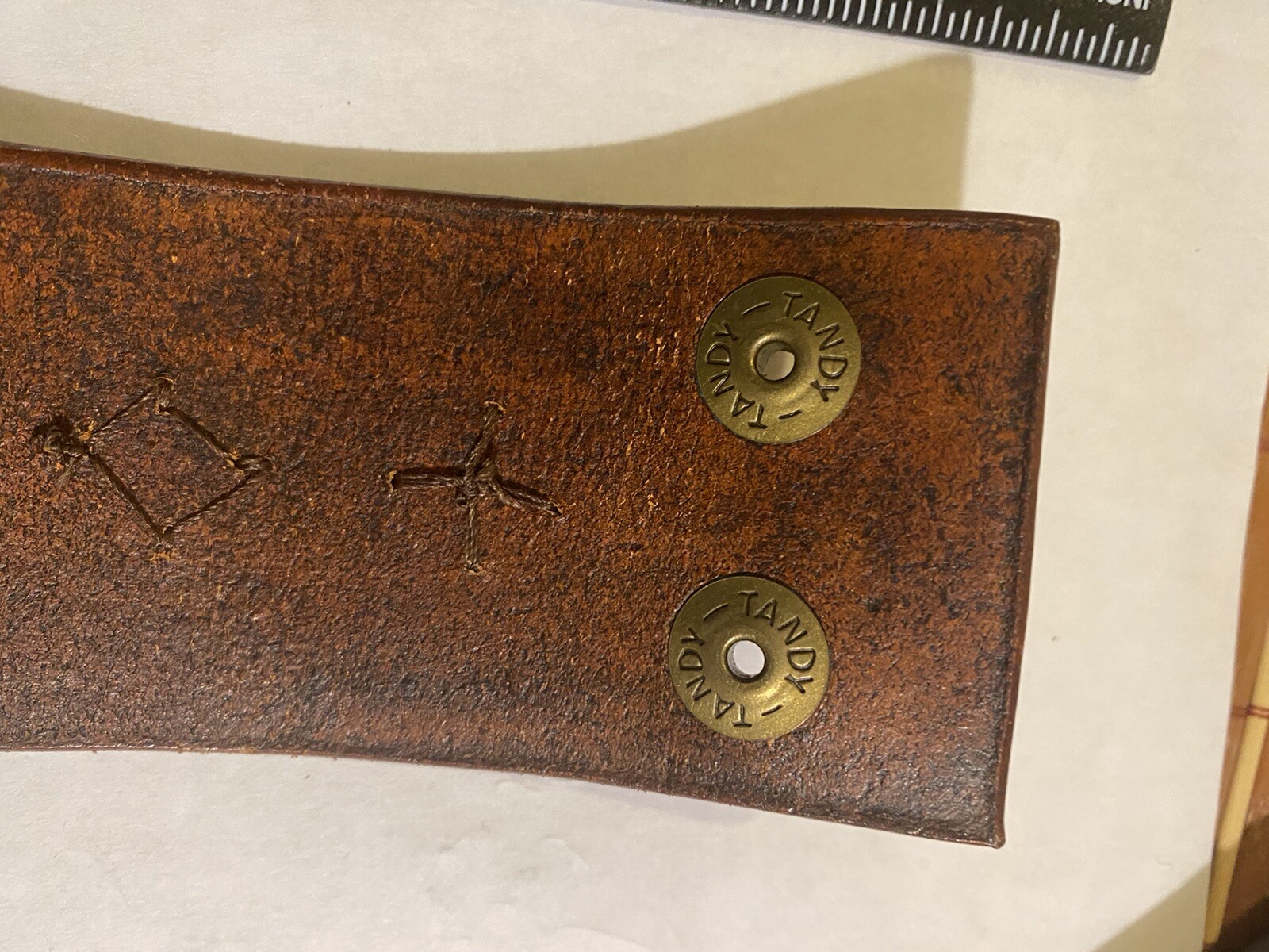 TANDY LEATHER BRACELET – FEATURING ZEPPELIN – BLIMP AIRSHIP – LOOK!