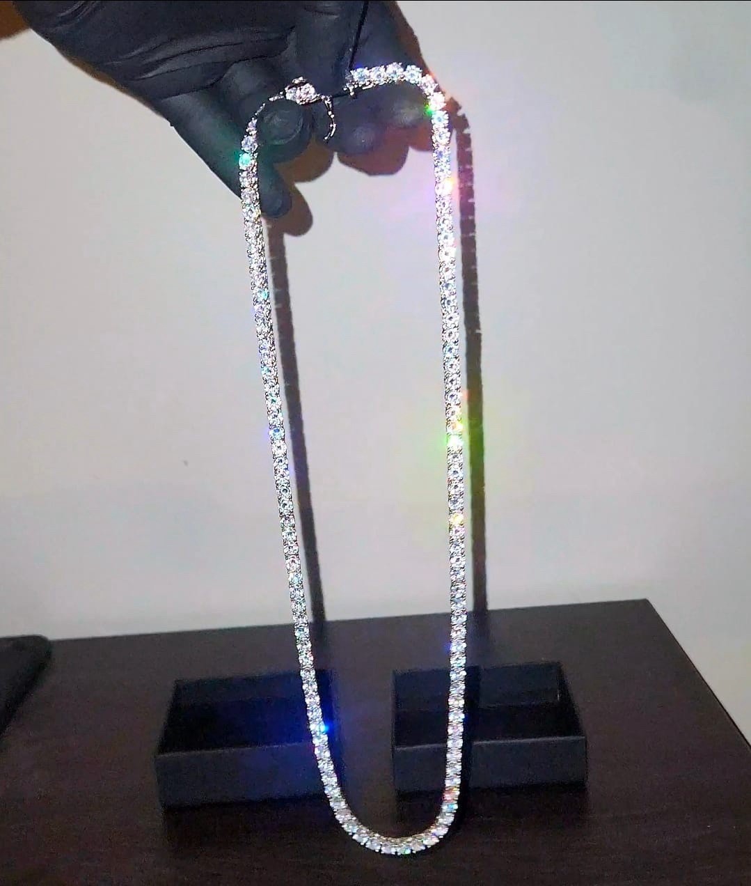 Diamond Tennis Chain – Silver (CZ) / 0.5 CT (5MM) /24 in