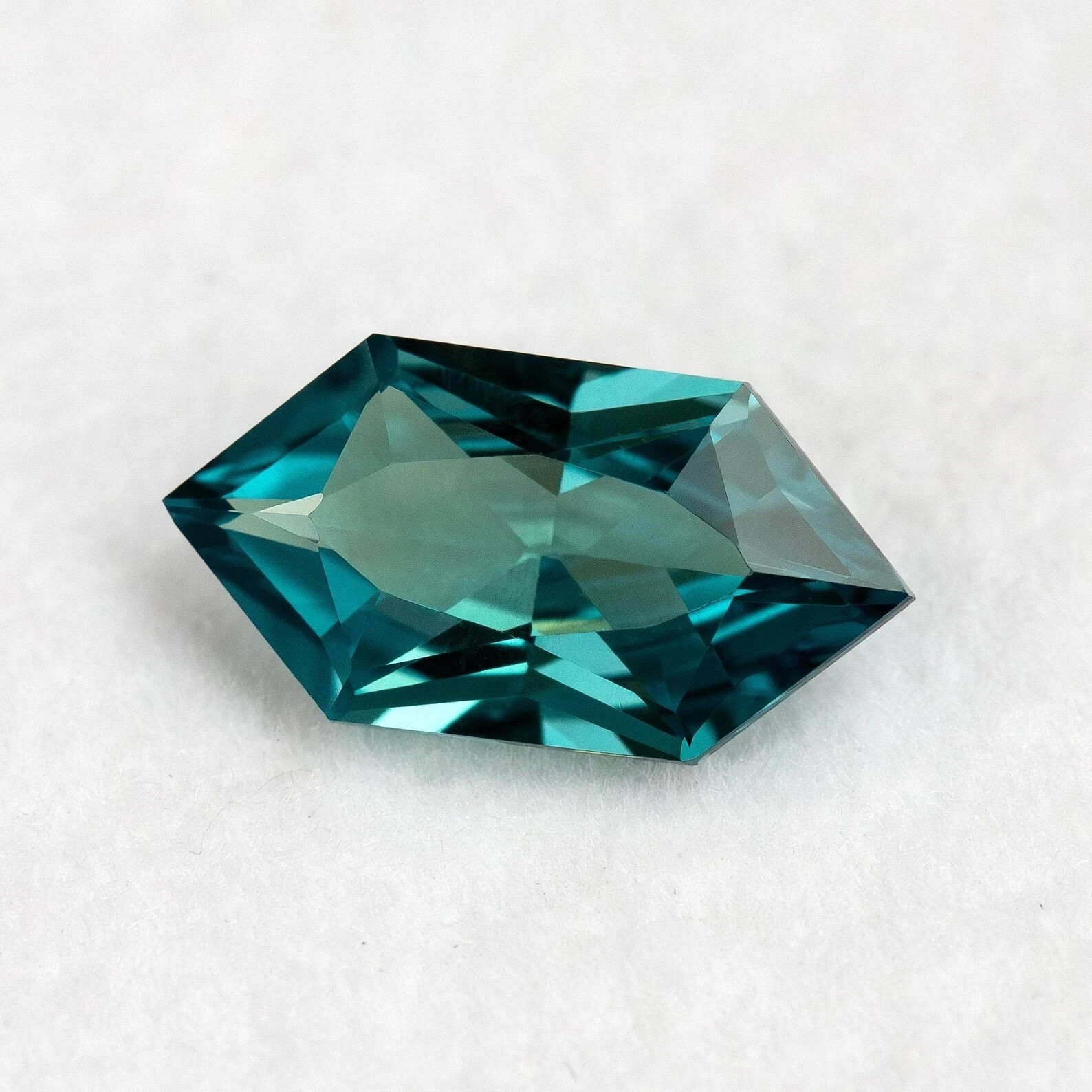 9.25Ct Certified Natural Paraiba Tourmaline Neon Blue Fancy Cut Loose Gemstone