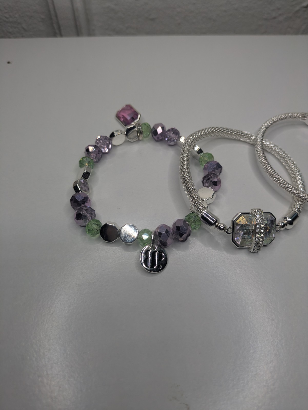 Bomb Party Spring 2024 Stacks Sparkling Confidence Bracelets RBP6903 Purple