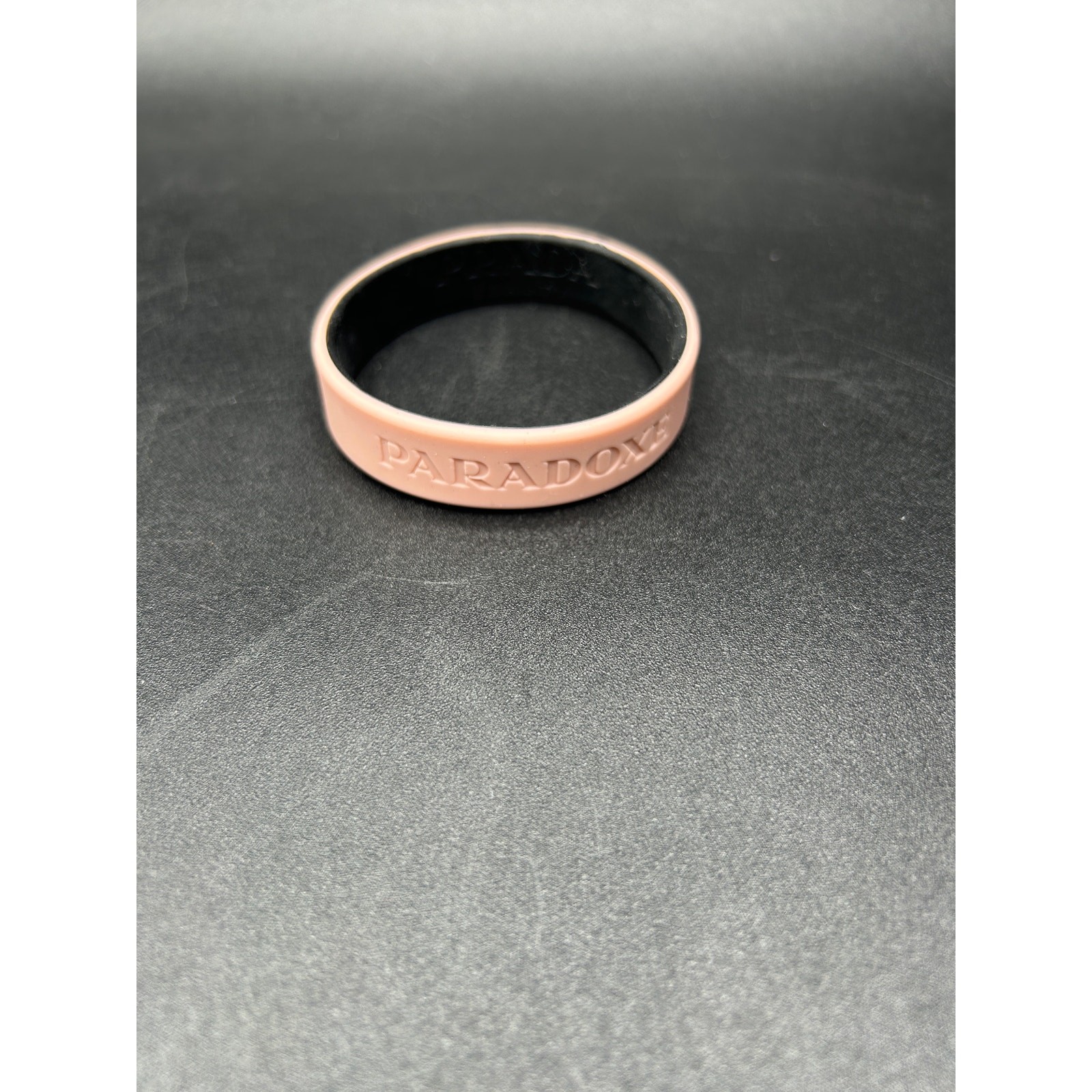 Reversible Prada Beauty pink plastic bracelet