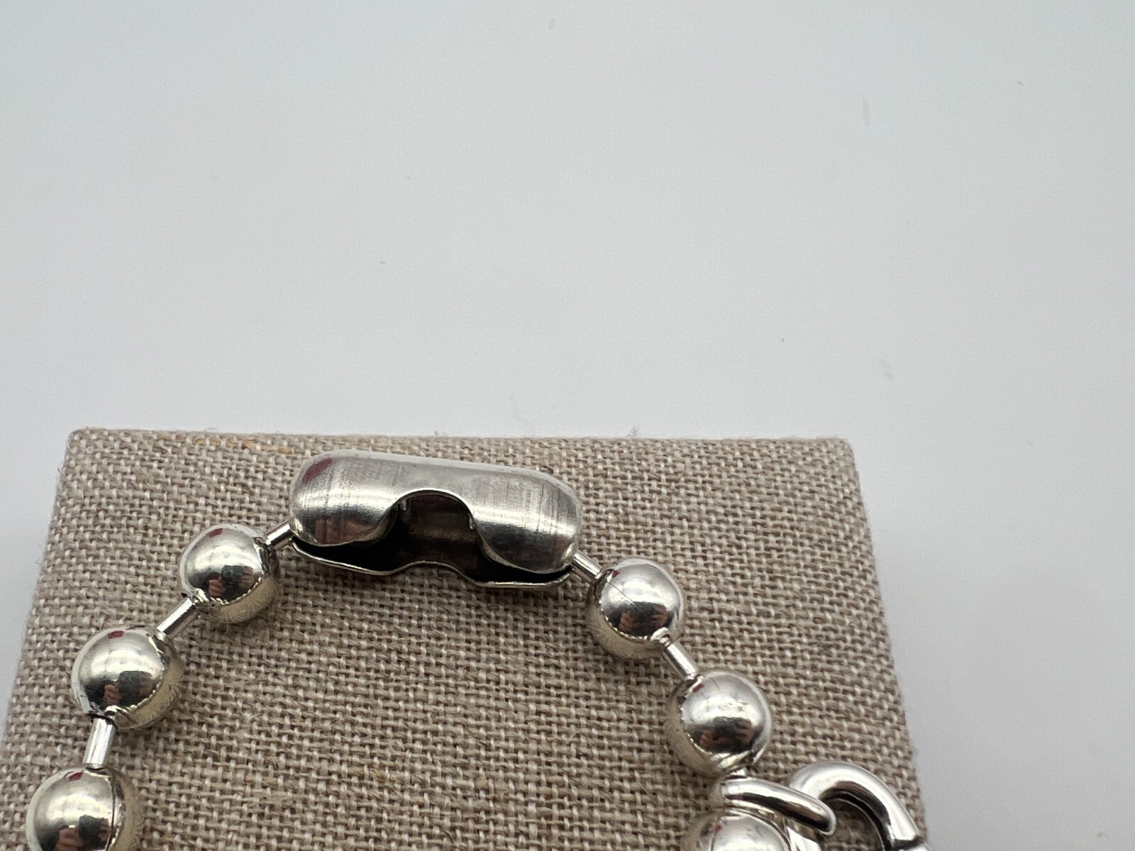 NEW Uno de 50 SNOWFLAKE Bracelet Sterling Silver Plated Beads Size Medium