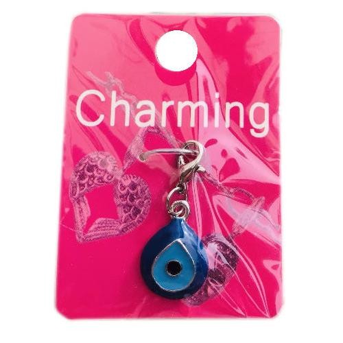 Evil Eye Clip On Charm For Bracelets
