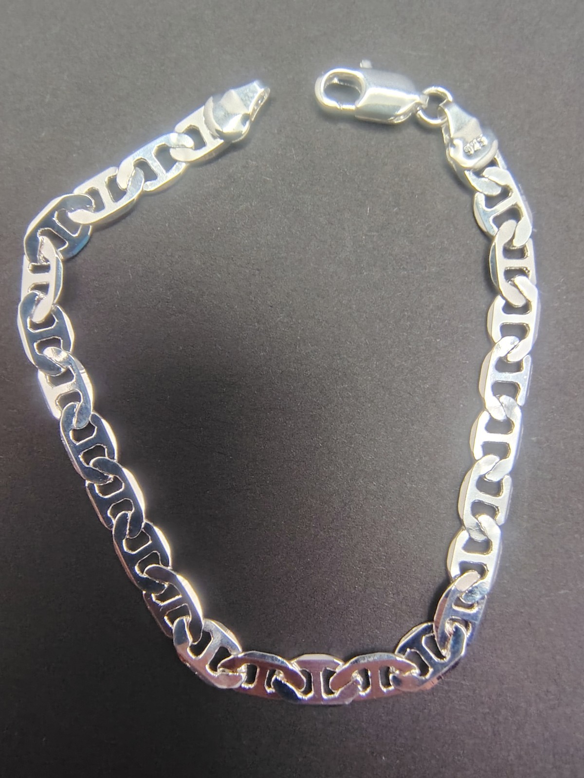 24″ Mariner Anchor Link Silver Filled Chain Necklace / 8″ Bracelet 925 Stamped