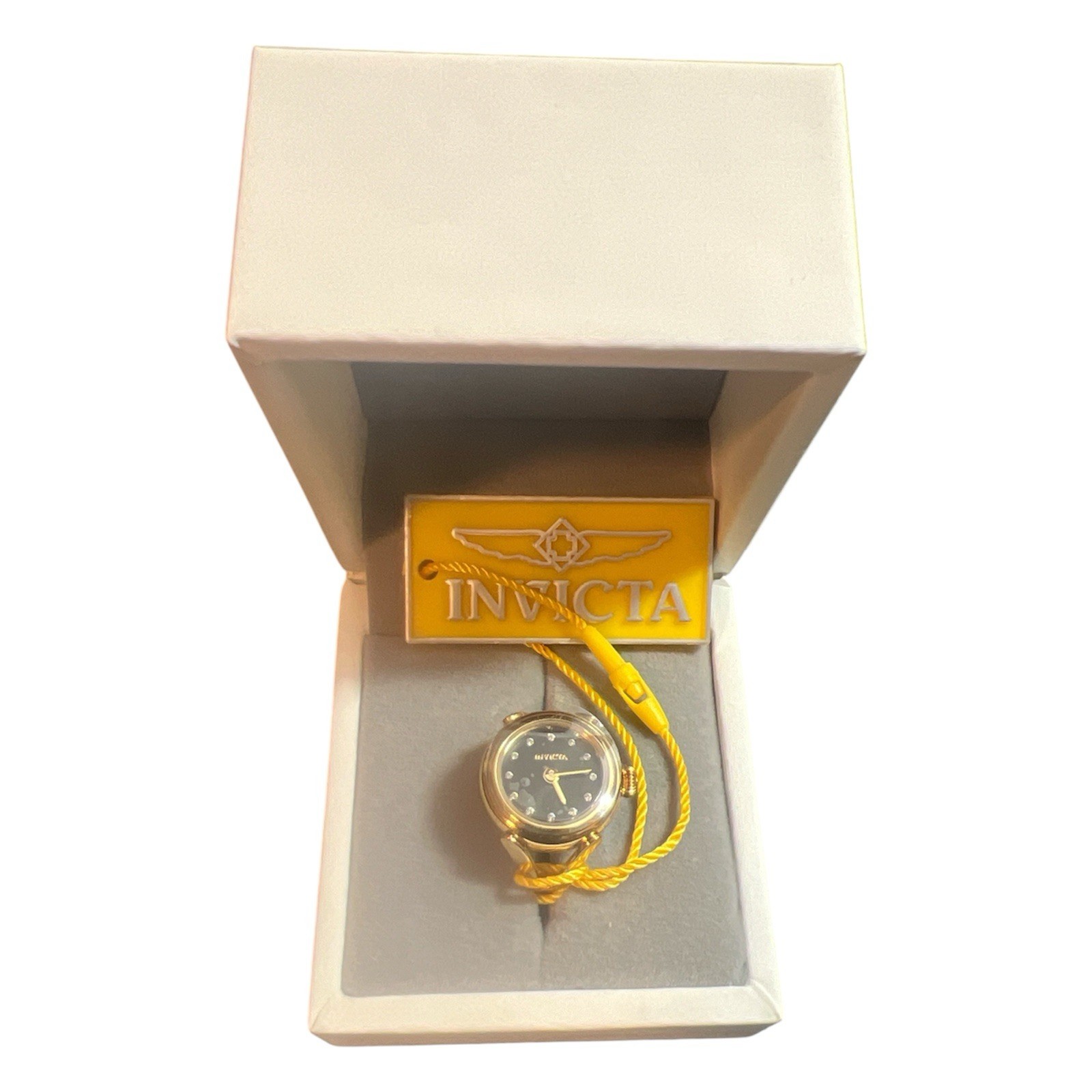 NWT Invicta Mini Angel Lady Gold Ring.
