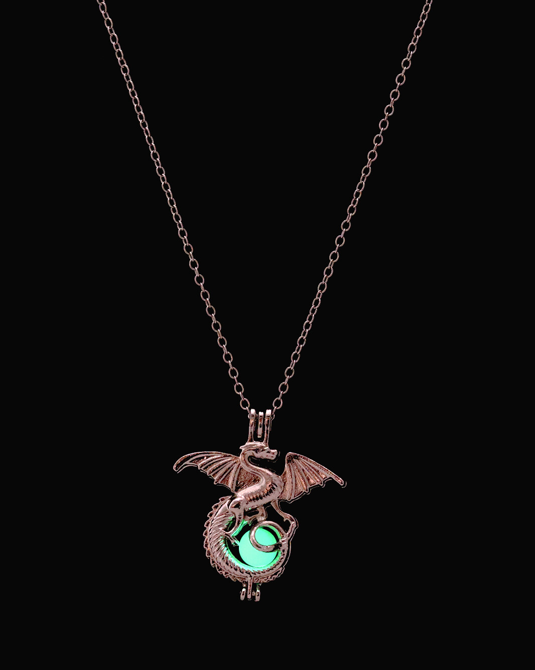 AlterImage Jewelry Majestic Medieval Dragon Glow In The Dark Necklaces Set of 3