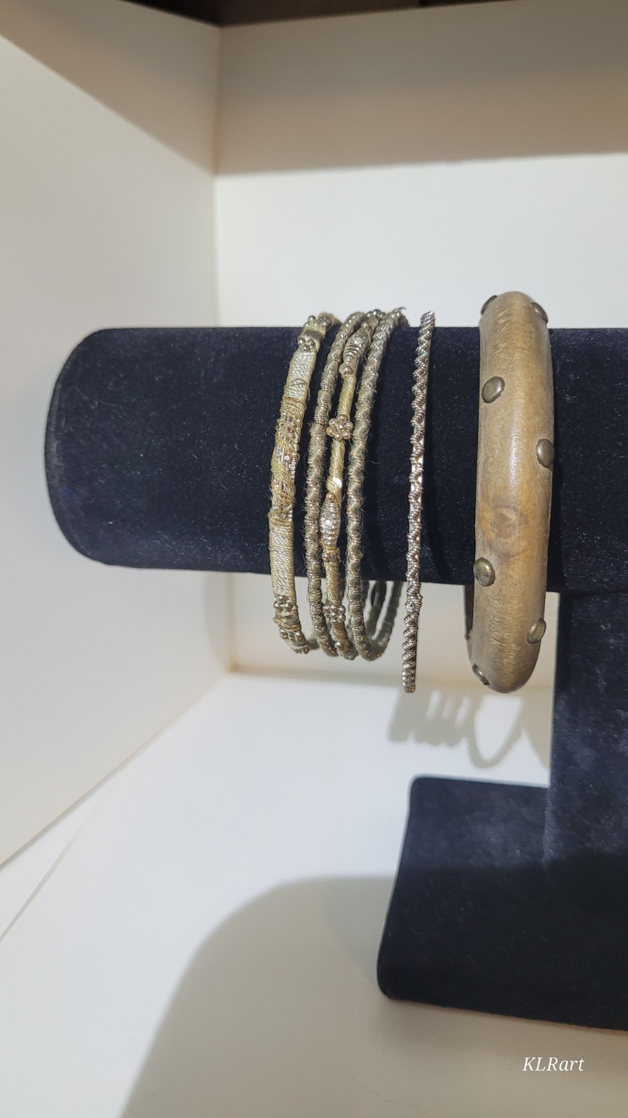 mixed metal, skulls silver acient wood bracelets bangles one size for all