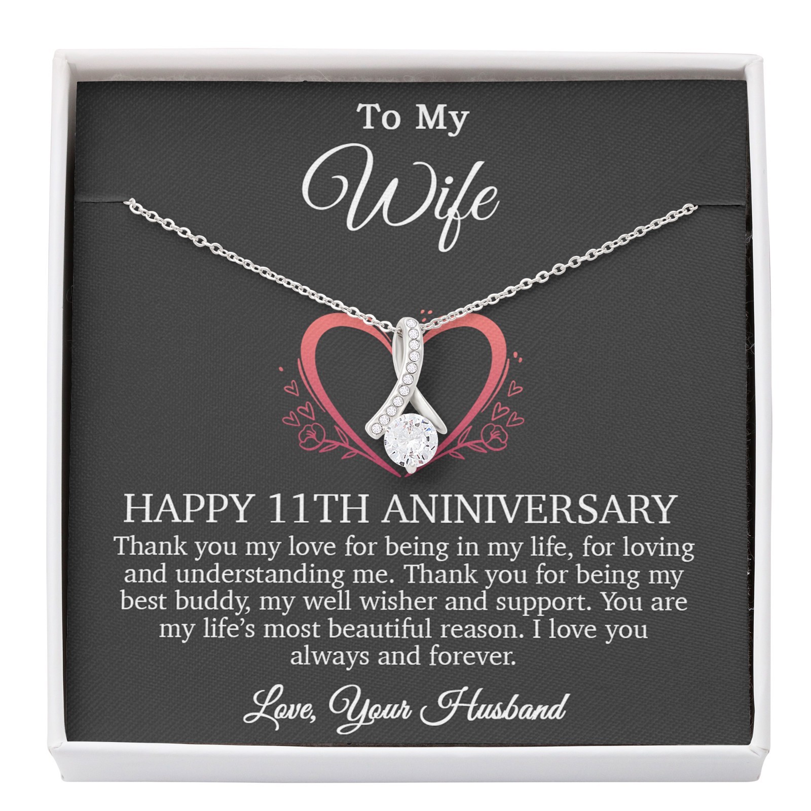 11th Anniversary Gift For Wife, 11 Year Anniversary Gifts, 11th Wedding Annivers