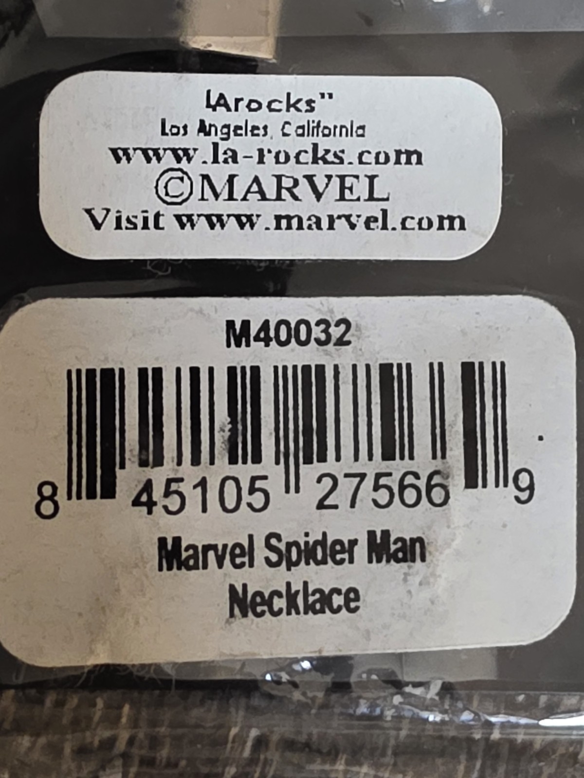 Marvel Silver-Plated Spider-Man Choker Fashion Jewelry Necklace Cosplay LA Rocks