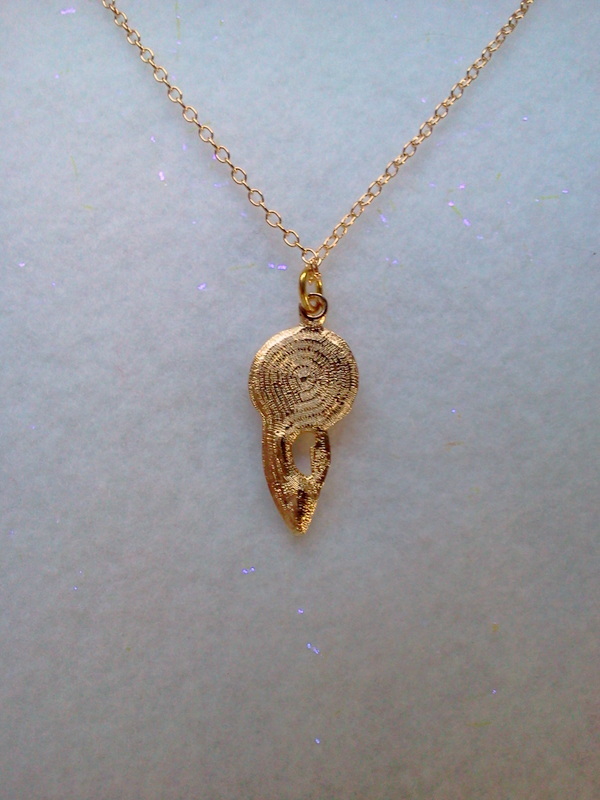 18KGP Virgin Mother Pray for Peace Necklace – Made in Czech. BOGO