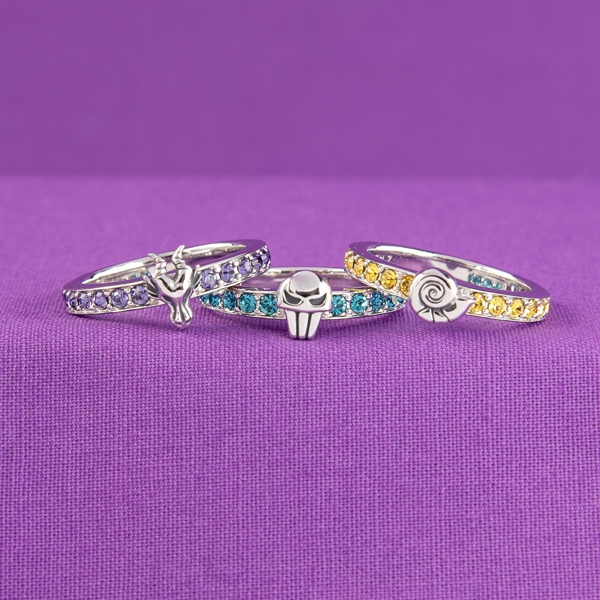 Disney X RockLove ‘The Little Mermaid’ Ursula Iconic Villains Stacker Ring Sz 7