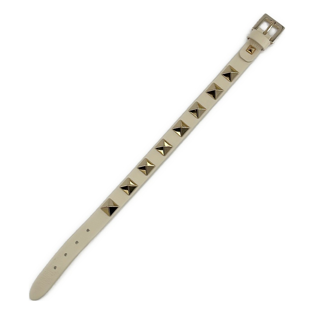 Valentino Bracelet Leather Ivory Garavani