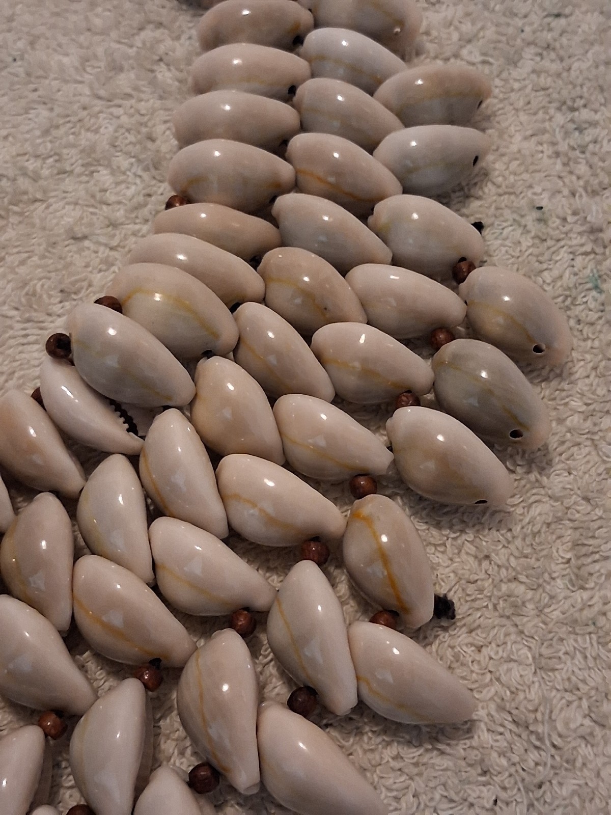 Statement Layered Cowrie Shell Bib 16″- 18″ Necklace By Natasha