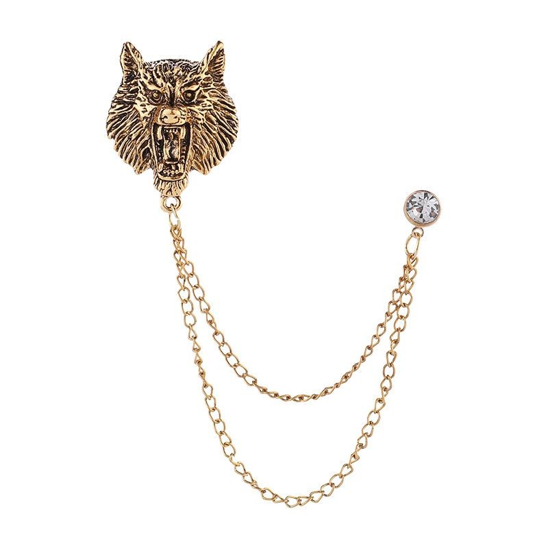 Tassel Brooch Mens Suit Lapel Pin Coat Accessory Jewelry